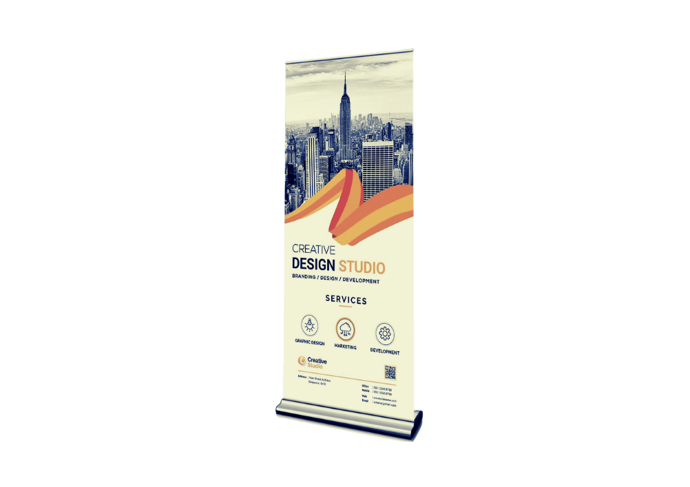 Aluminiu-Luxury-Roll-Up-Standee Aluminium Luxury Roll up - Image 1